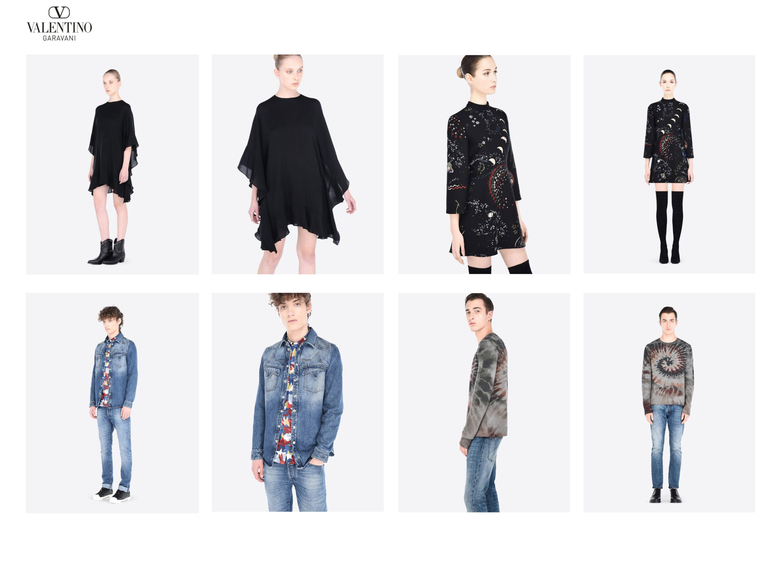 e-commerce content Valentino